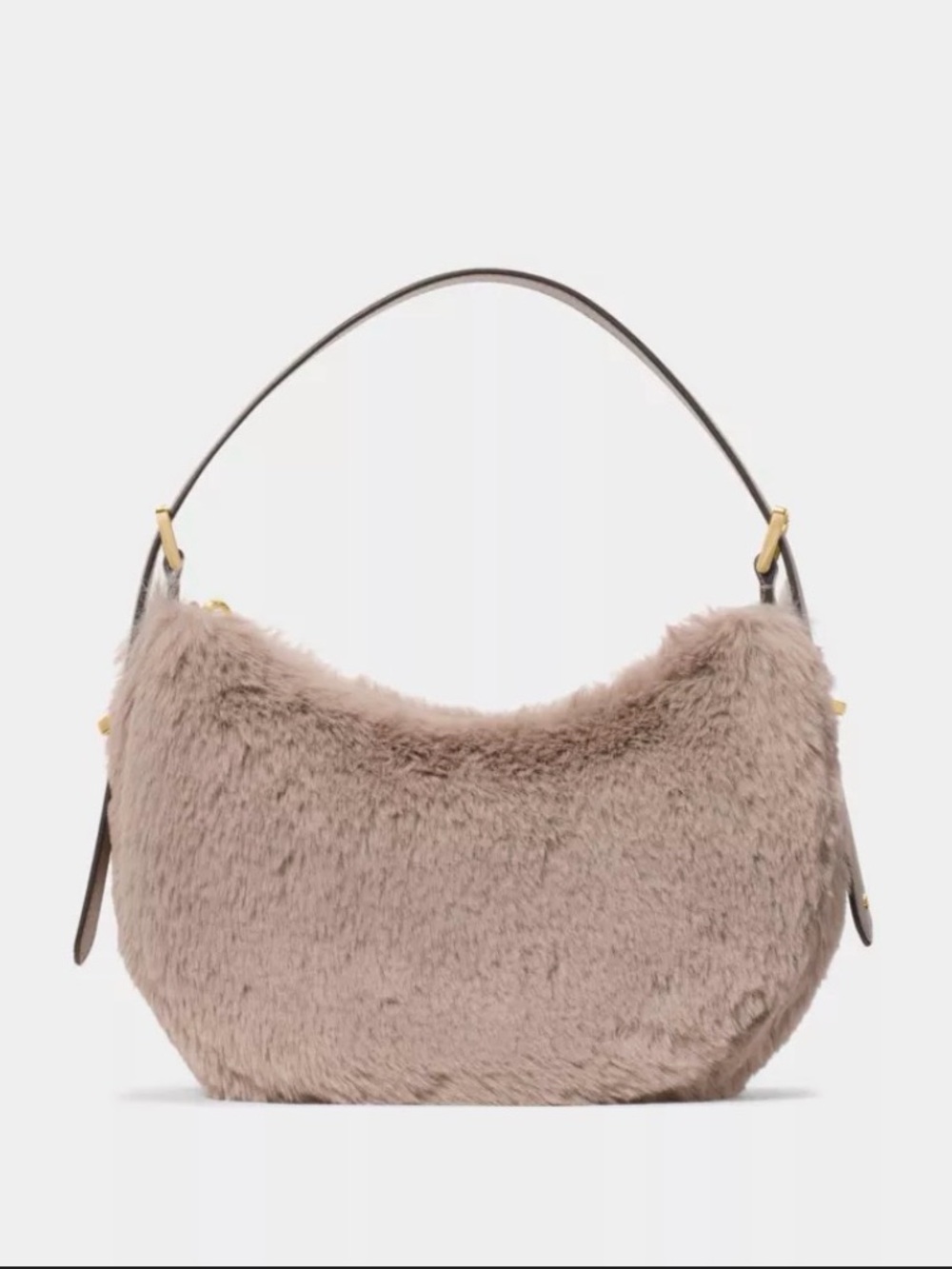 Kate spade Nova Faux Fur Small Crescent Shoulder Bag